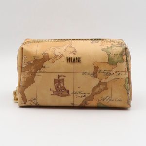 Beauty case medium geo classic – Natural