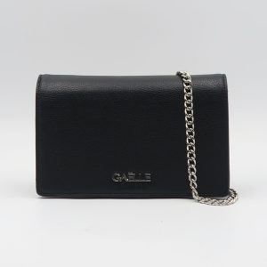 Borsa a tracolla con specchietto interno – Nero
