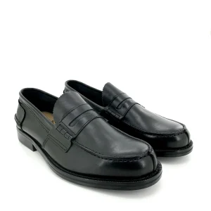 Saxone mocassino in pelle nero