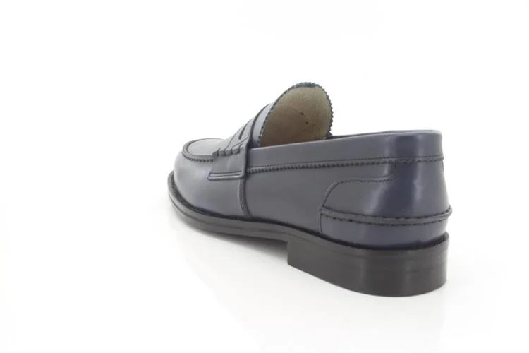 Saxone mocassino in pelle blu - immagine 9