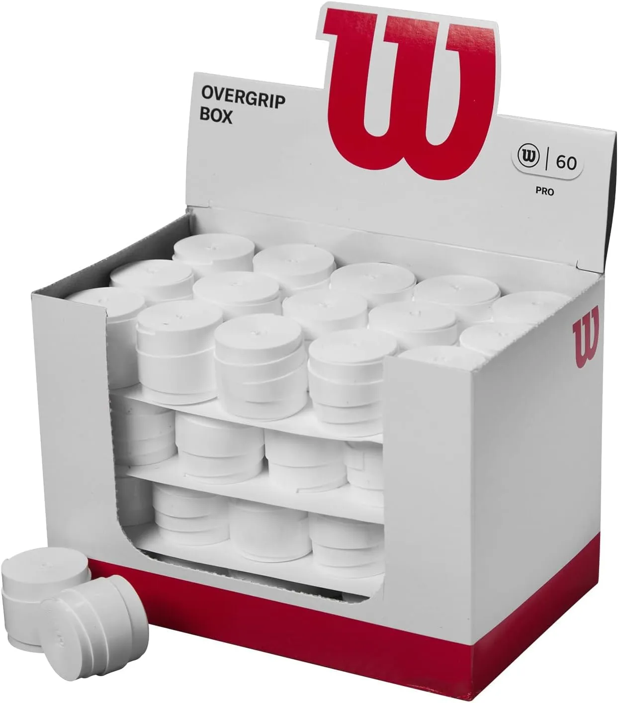 Overgrip Padel Wilson Pro Bianco – Confenzione da 60 Pz