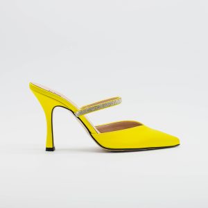 Sabot giallo BERLINO 2629 in raso Giallo