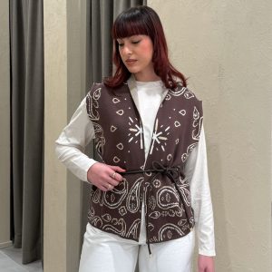 GILET IN MAGLIA JACQUARD – KONTATTO